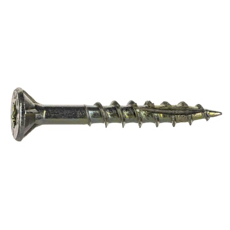 Saberdrive Wood Screw, #8, 1-1/4 in, Zinc Yellow Steel Flat Head Torx Drive, 249 PK 09287